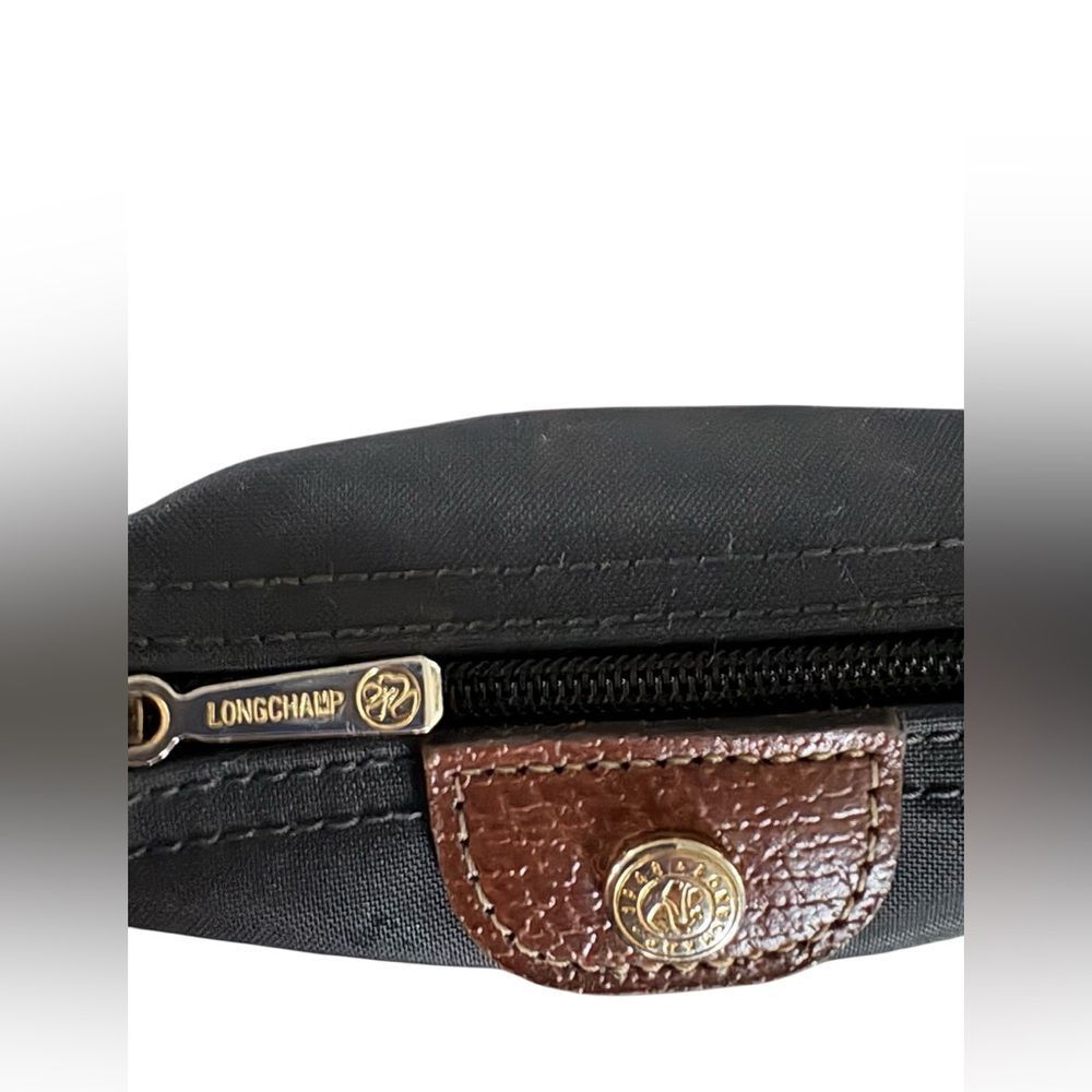 Longchamp Le Pliage Original Coin Purse, Gray Blue - Picture 3 of 3